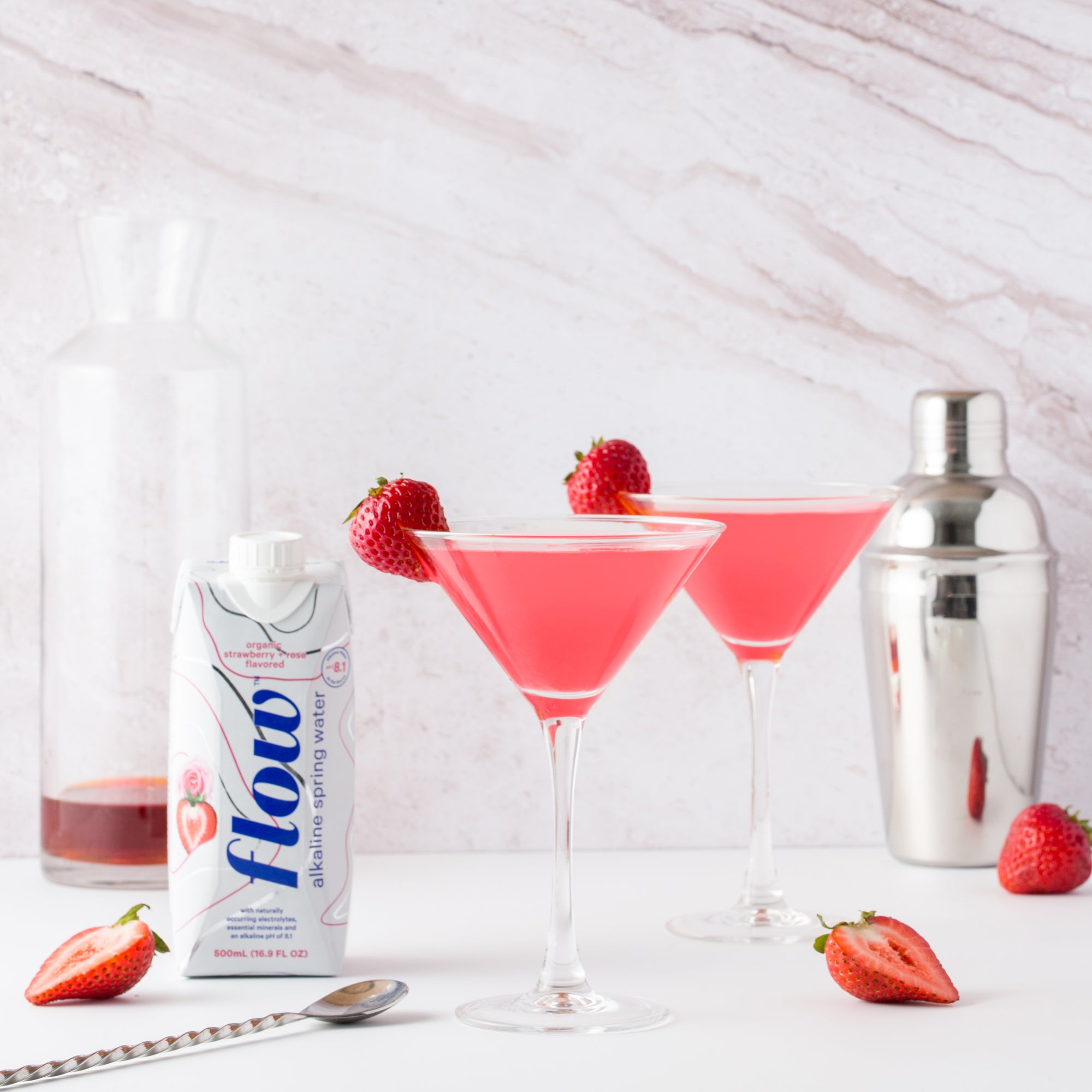 Strawberry + Rose Cosmopolitan Recipe