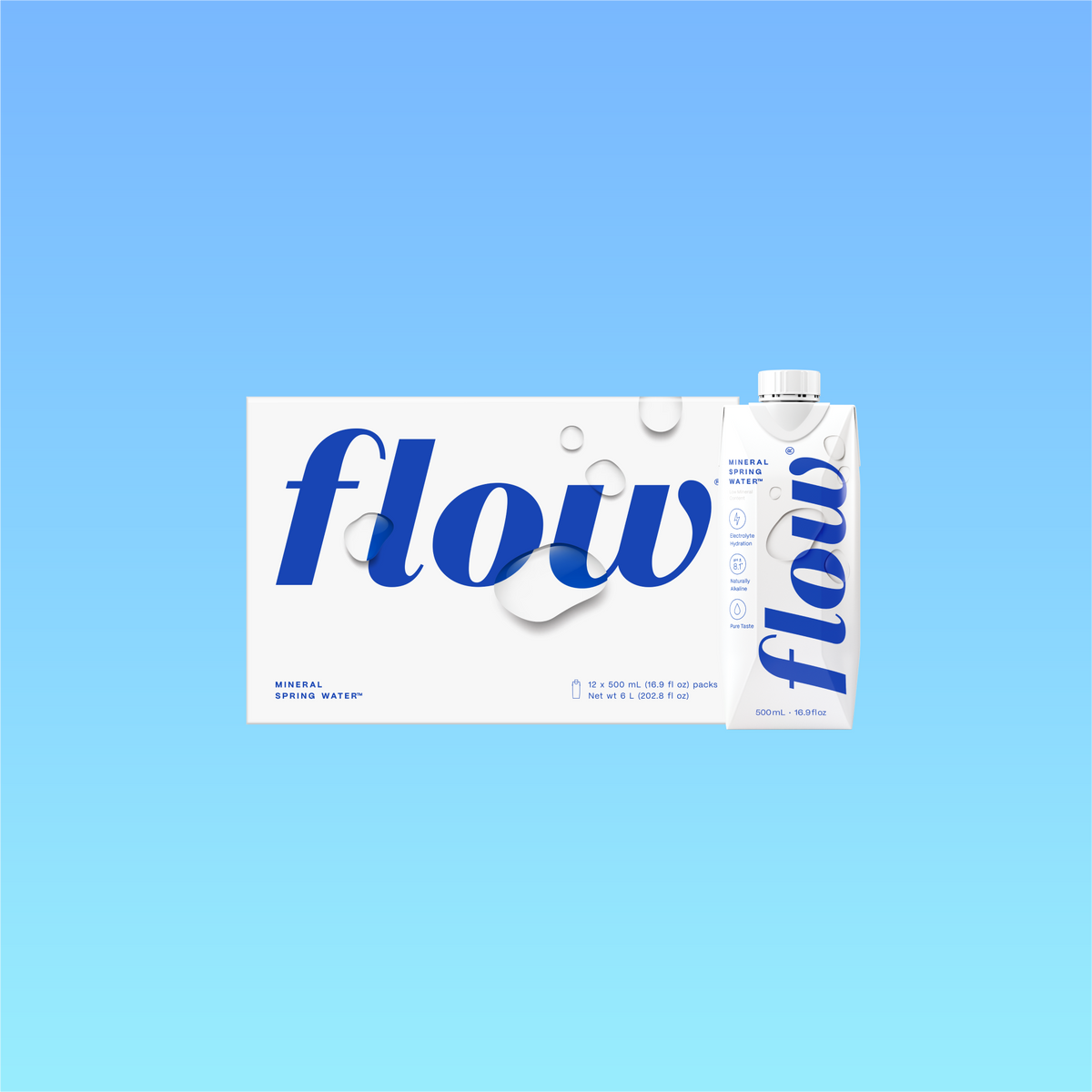 Flow Rums Original Flow – Flow Mineral Spring Water Canada