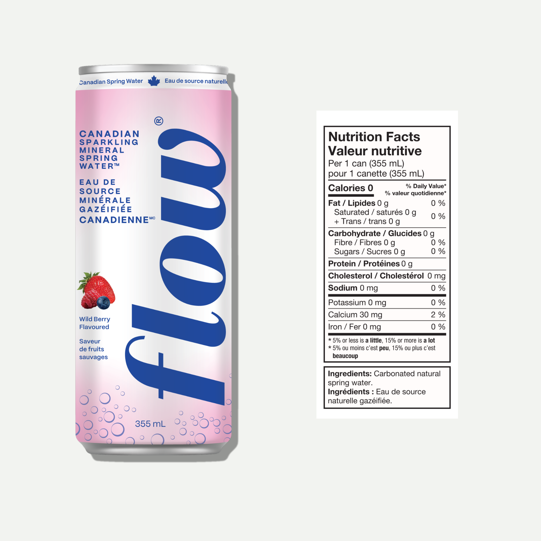 Pack de 12 bouteilles de 355 ml - Pétillant Fruits des bois