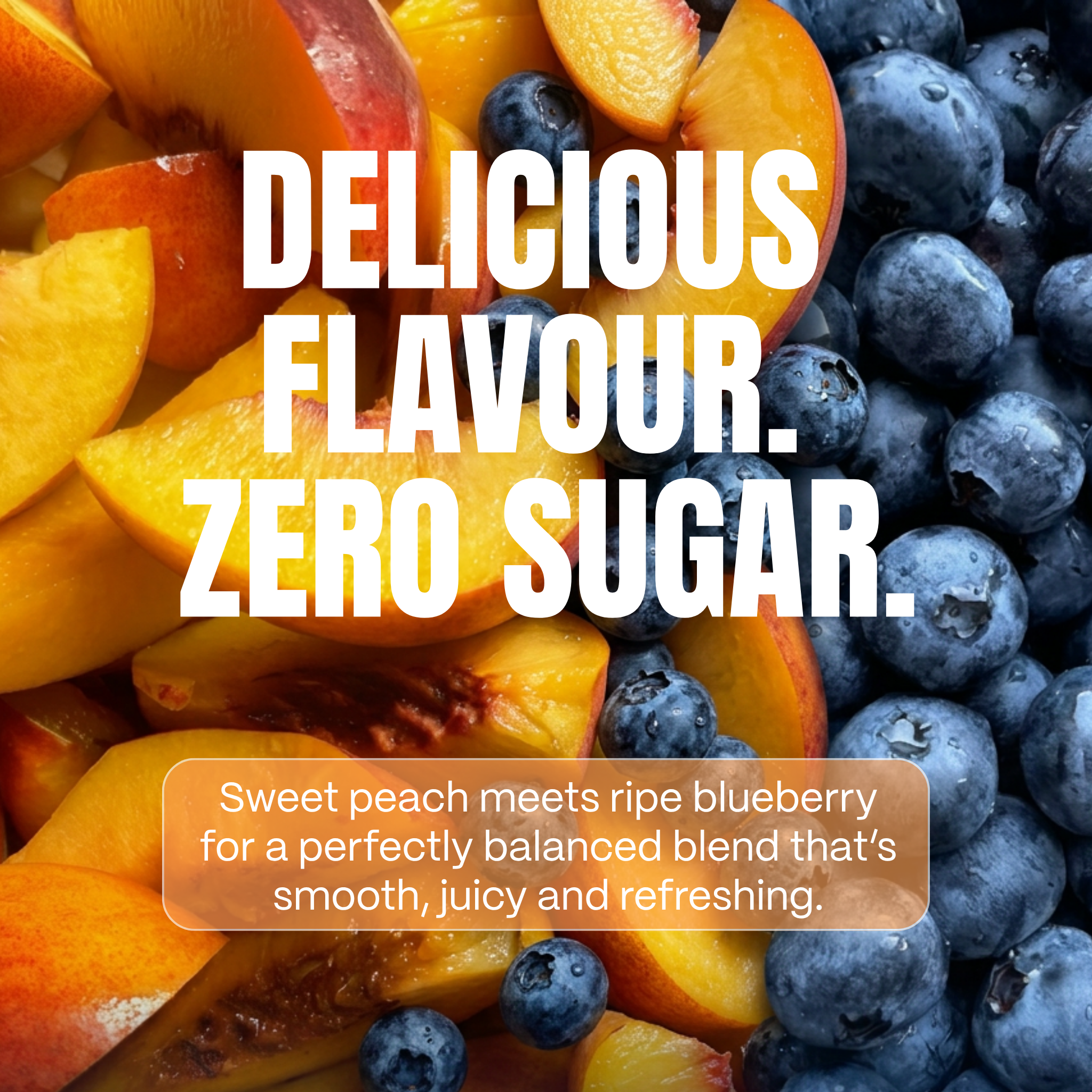 12 pack of 500ml  - Peach + Blueberry