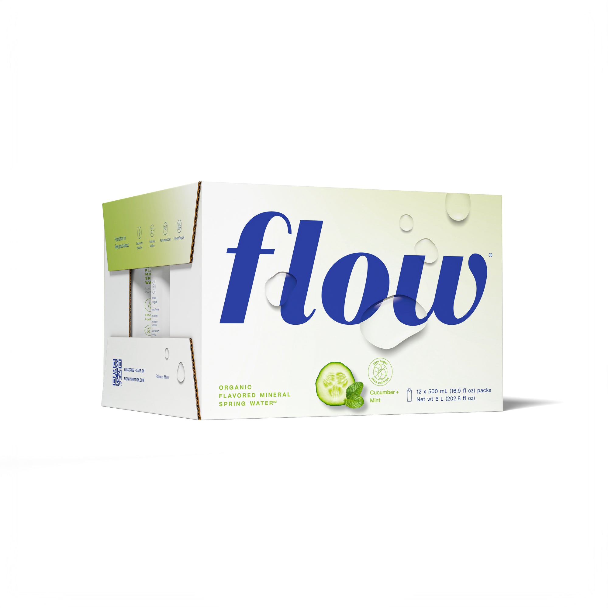 12 pack of 500ml  - Cucumber + Mint