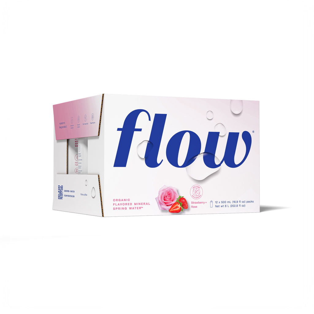 12 pack of 500ml - Strawberry + Rose