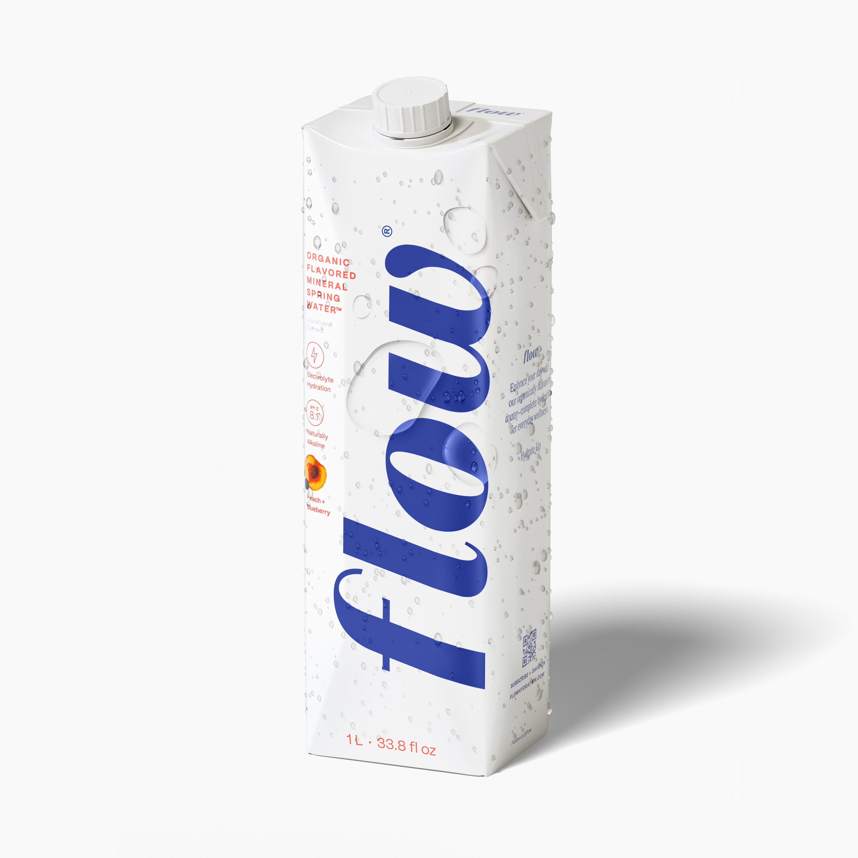 12 pack of 1L  - Peach + Blueberry